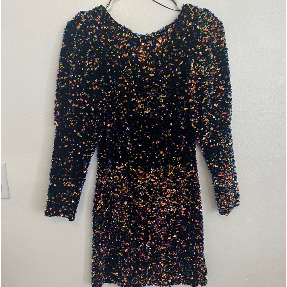 Zara sequin party dress